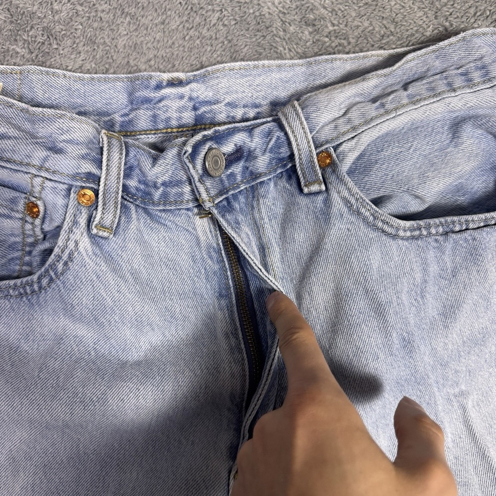 Levis 578 Jeans Mens 32x30 Light Wash Baggy Denim Skater Y2K Stovepipe Premium - Picture 4 of 15